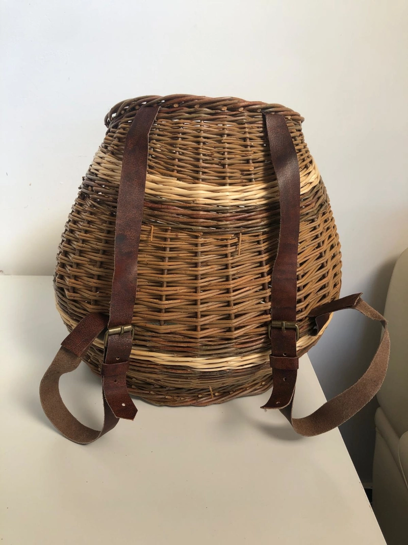 Willow backpack with leather straps